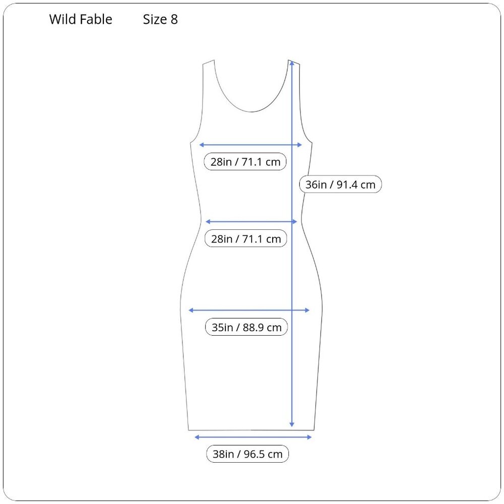 Wild Fable Junior Teens White Sleeveless Square Neck Midi Dress Size 8 - Picture 4 of 9